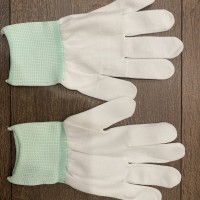 Găng tay sợi polyseter mầu trắng phủ PU đầu ngón